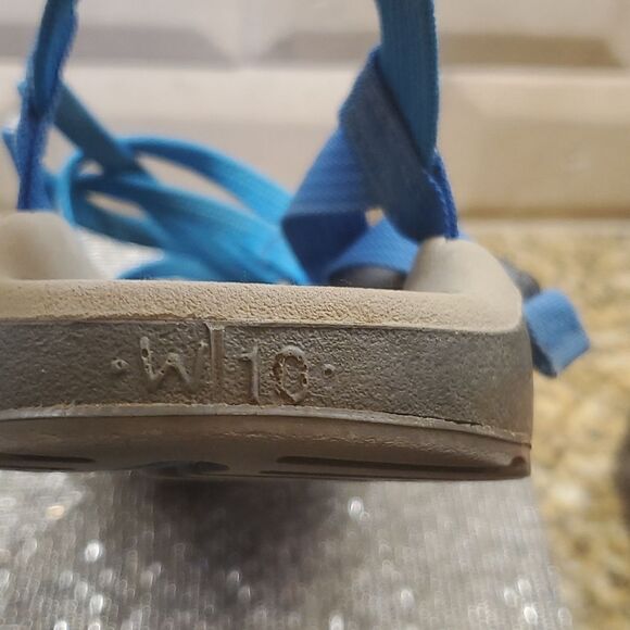 CHACO - ZX1 Womens Blue Gray Sandals Size 10 - Picture 5 of 8